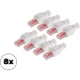 Tinklo kištukas ShiverPeaks 75011-8 Cat.6 RJ45 jungtis be įrankių, 8P8C