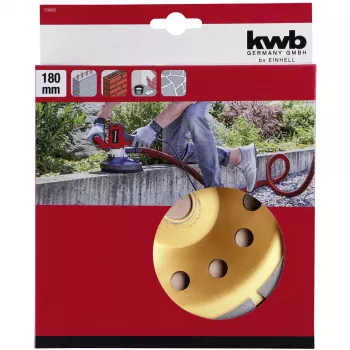 Deimantinis šlifavimo diskas 180 mm EINHELL sienų ir betono šlifuokliui TE‑DW 180