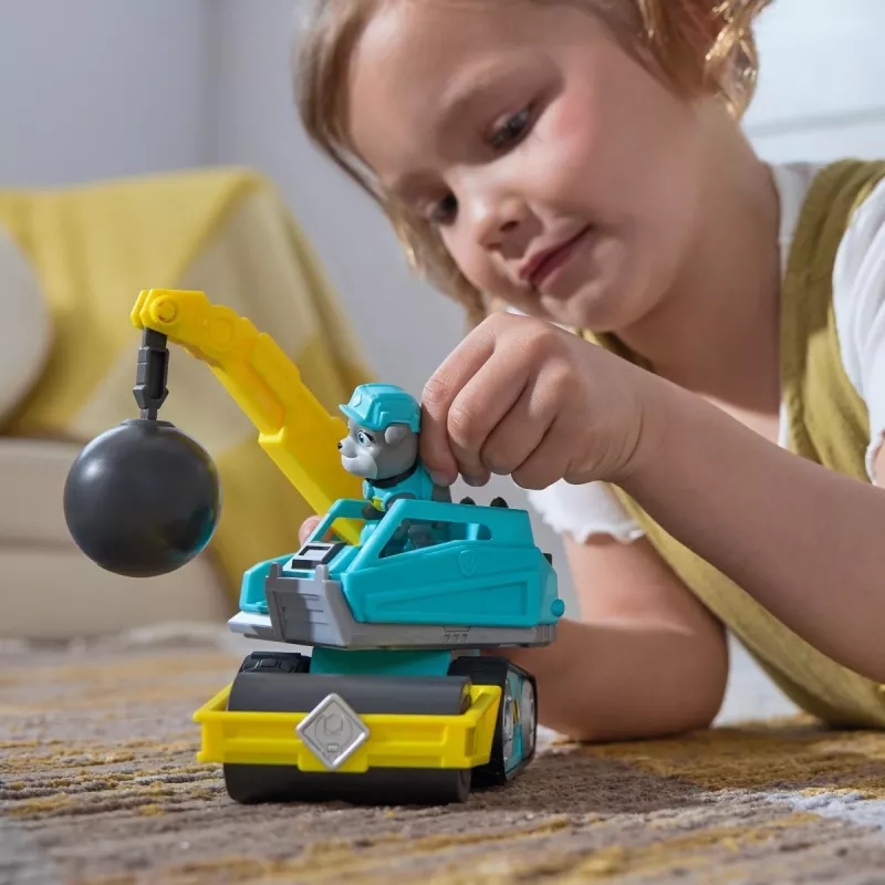 Griovimo kraninis sunkvežimis Rubble & Crew Motor 3+ metų plastikinis juoda mėlyna geltona