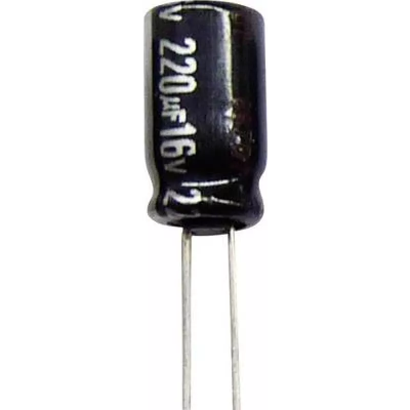 PANASONIC NHG-A 2,2M 63 - Elko, radial, 2,2 mF, 63 V, RM 7,5, 1000h, 105°C, 20% (ECA1JHG222)