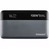 Išorinė baterija INTENSO 7350050 — 20000 mAh, 1× USB-A + 2× USB-C, 100 W bendra išvestis, juoda/pilka