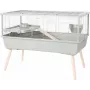 Cage ZOLUX Neolife 100 žalias — medinis narvas mažiems augintiniams 990×760×540 mm, 15 mm tarpas tarp virbų