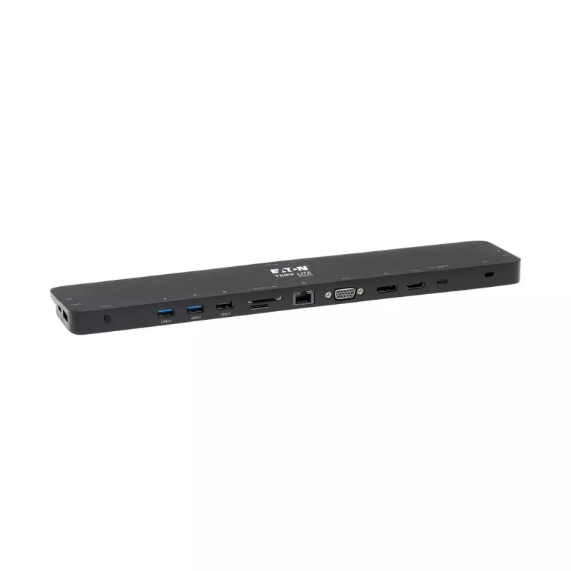 USB-C dokas, trijų ekranų – 4K HDMI ir DP, VGA, USB 3.2 Gen 1, USB-A/C šakotuvas, GbE, 100 W PD įkrovimas