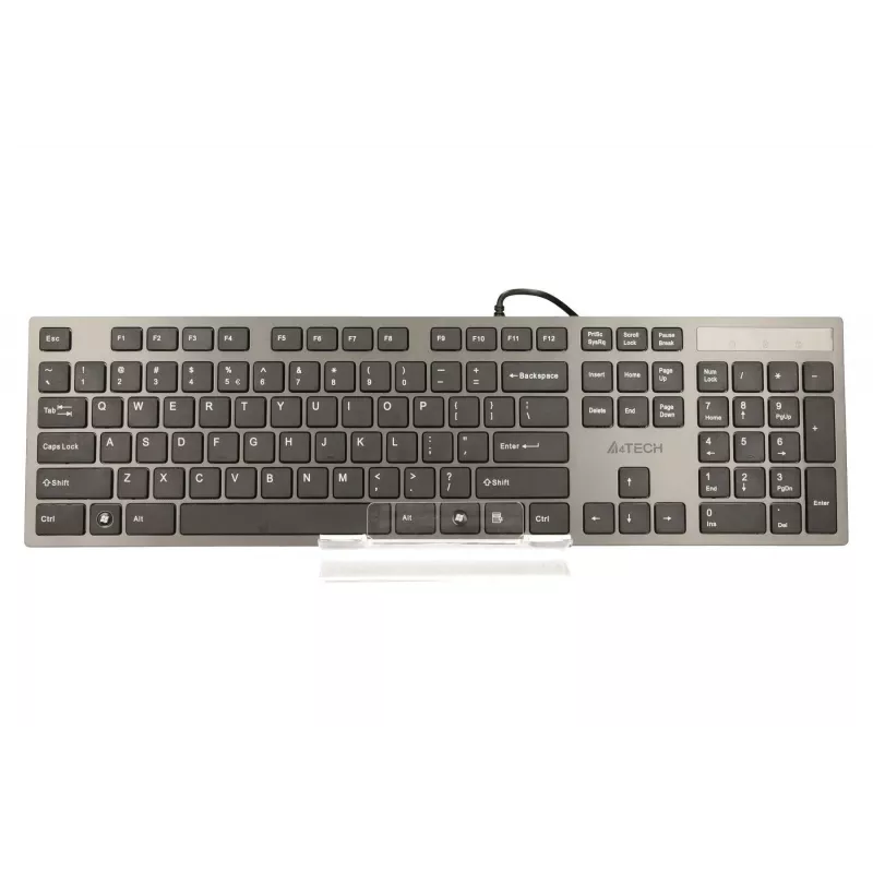 A4Tech KV-300H klaviatūra USB QWERTY juoda, pilka