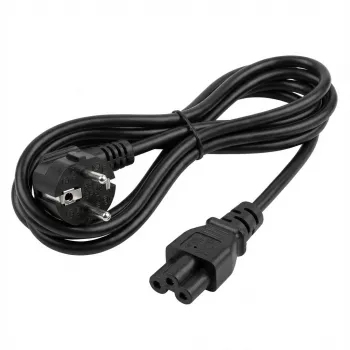 EFB-Elektronik maitinimo laidas, įžemintas kištukas 90° - C5 180°, juodas, 3 m, 3 x 0,75 mm² Gamintojas: EFB Elektronik (EK552.3V2)