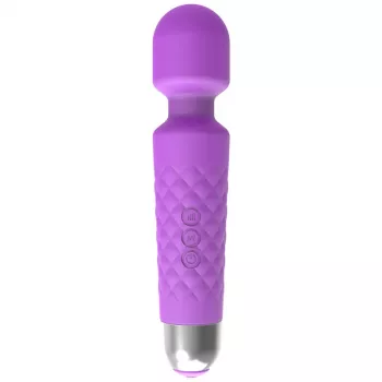 Klitorio masažuoklis Erolab Wand-M Purple, įkraunamas, atsparus vandeniui
