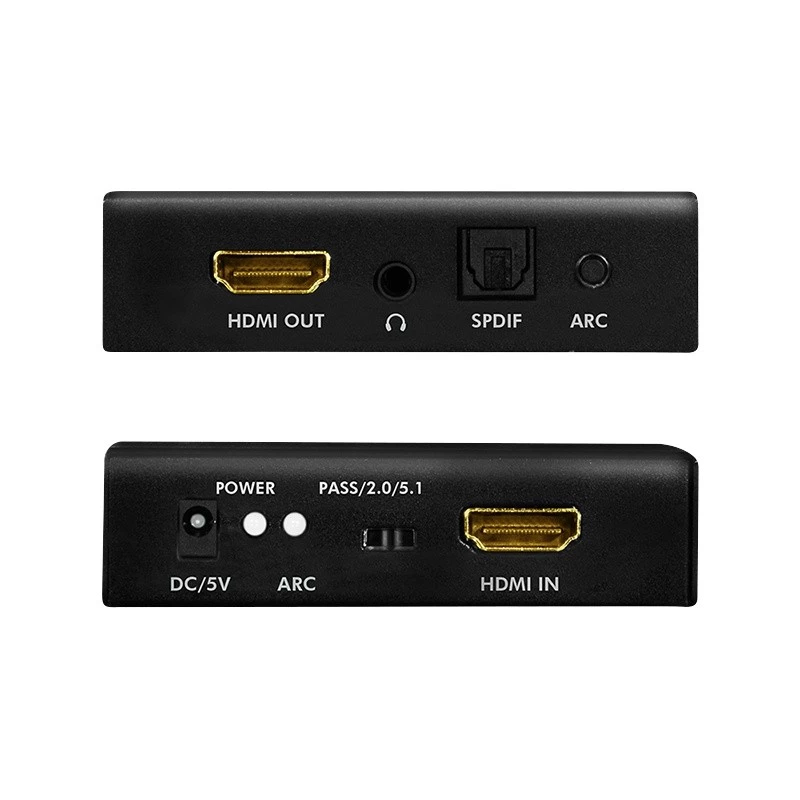 HDMI garso ištraukiklis 2CH/5.1CH, 4K/60Hz