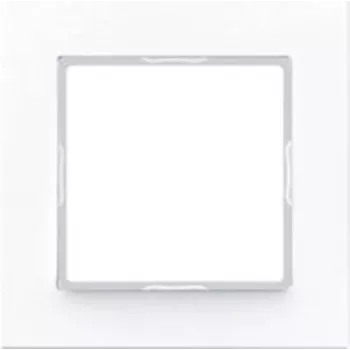 Sieninio jungiklio dengiamoji plokštė JUNG AC 581 WW Balta, duroplastas, 84×84 mm