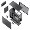 PC korpusas Jonsbo D41 MESH Midi bokštas juodas