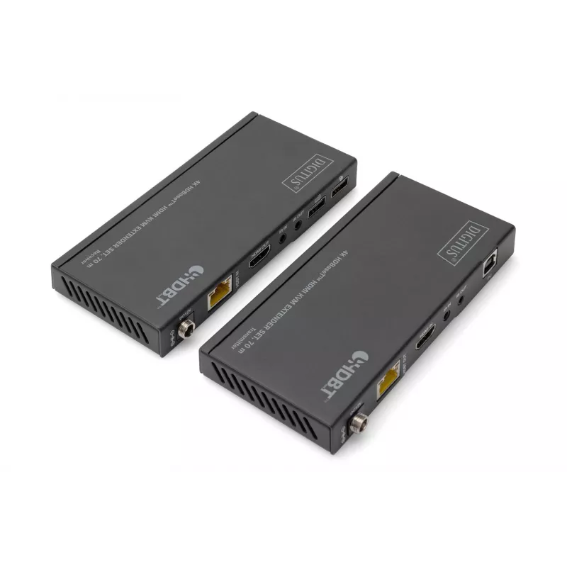 KVM plėtiklio rinkinys Digitus 4K HDBaseT HDMI 70 m laidinis