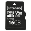 ATMINTIES MIKRO SDHC 16 GB C10/Su adapteriu 3433470 INTENSO