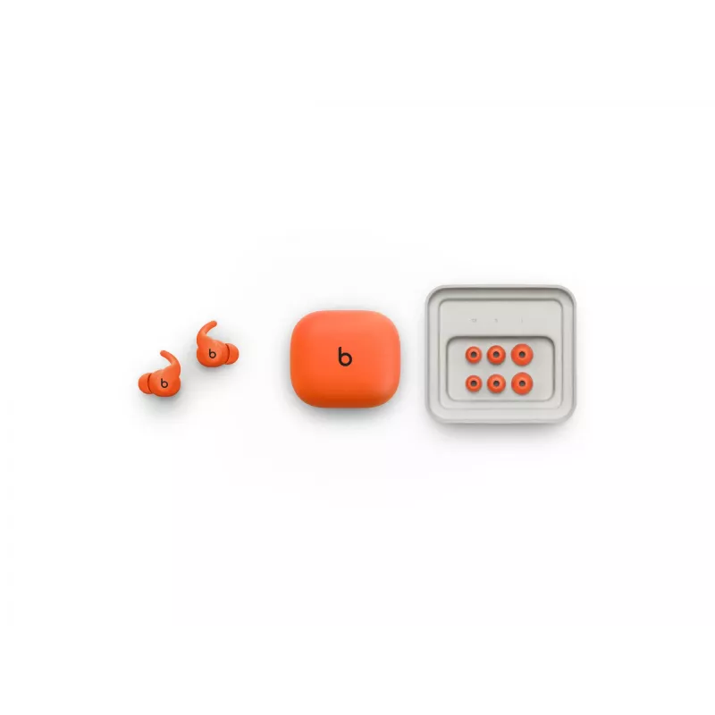 Beats by Dr. Dre Powerbeats Fit belaidės ausinės į ausis sportinės Bluetooth oranžinės