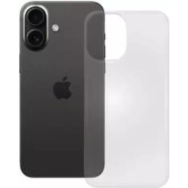 PEDEA minkštas TPU dėklas Apple iPhone 16 - skaidrus (50160986)