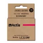 Rašalo kasetė ACTIS KB-223M, suderinama su Brother LC223M, purpurinė, dažų pagrindo 10 ml, standartinės išeigos, vienkartinė pakuotė