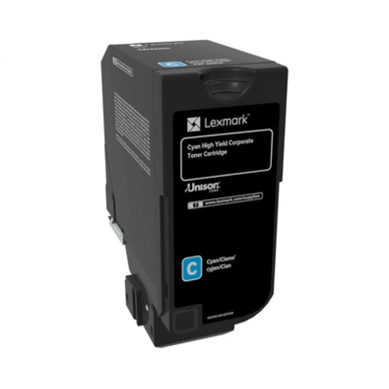 Lexmark 74C2HCE žydros spalvos dažų rinkinys Return Program Corporate. 12 tūkst. puslapių