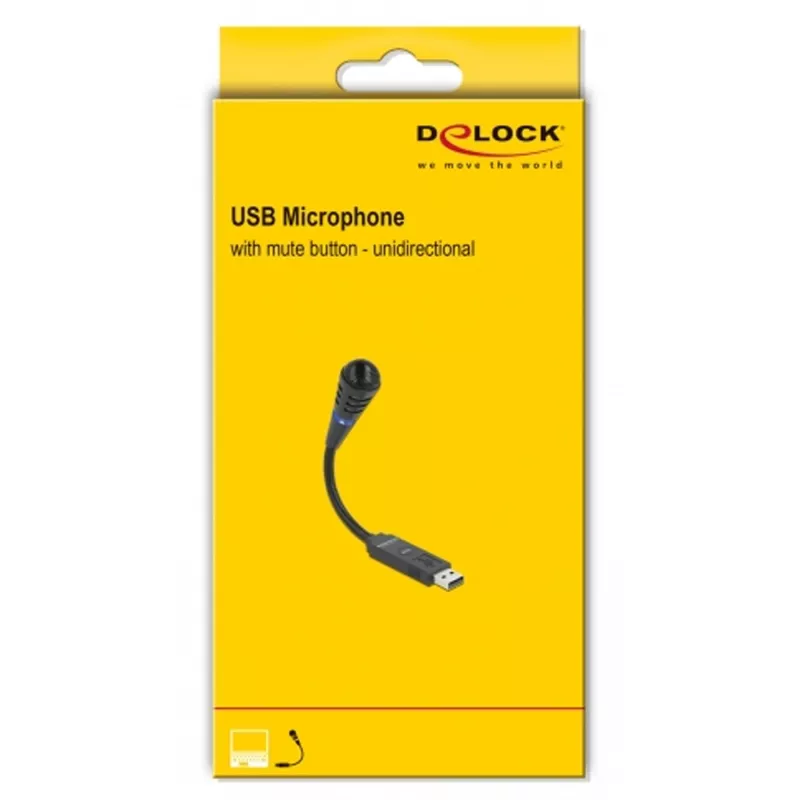 Delock 66499 nešiojamojo kompiuterio mikrofonas