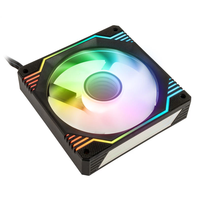 120mm Kolink Umbra X ARGB PWM ventiliatorius — 1 600 aps./min., 24 dB, juodas