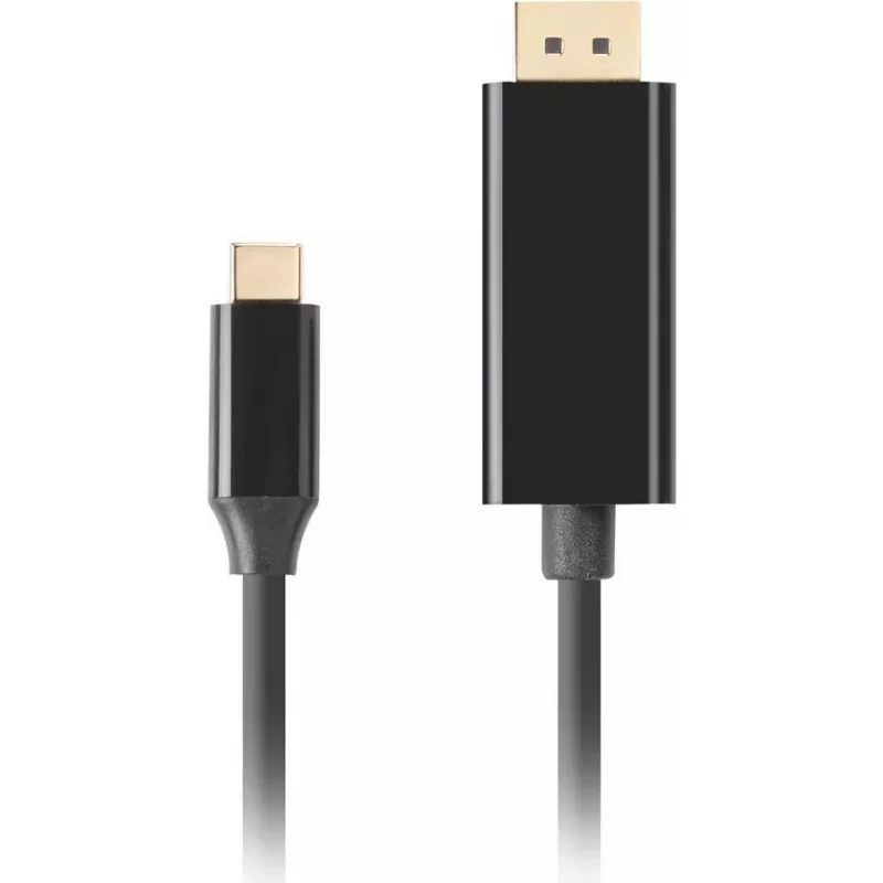 LANBERG kabelis USB-C V ->DisplayPort V 0,5 m 4K 60 Hz juodas