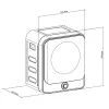 GB415 Elektrinė mini džiovyklė 3 kg
