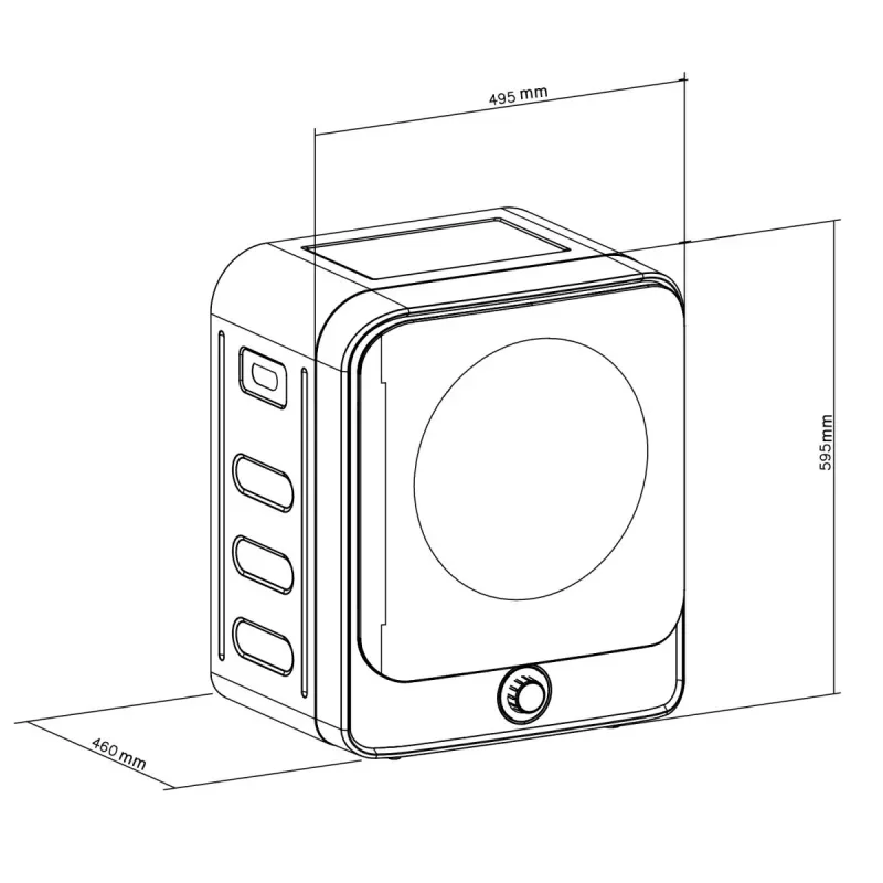 GB415 Elektrinė mini džiovyklė 3 kg