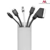 Kabelio lankstus vamzdis MACLEAN MCTV-575 grindims, baltas, 1,5 m, plotis 43 mm, aukštis 2,3–3,2 cm