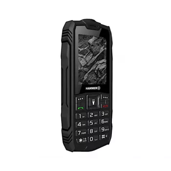 Mobilusis telefonas MyPhone Hammer Rock Dual Juoda, 5.5 col.