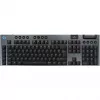 „Logitech G G915 X LIGHTSPEED“ klaviatūra, skirta žaidimams, USB, RF belaidė, „Bluetooth“, AZERTY, prancūziška, juoda