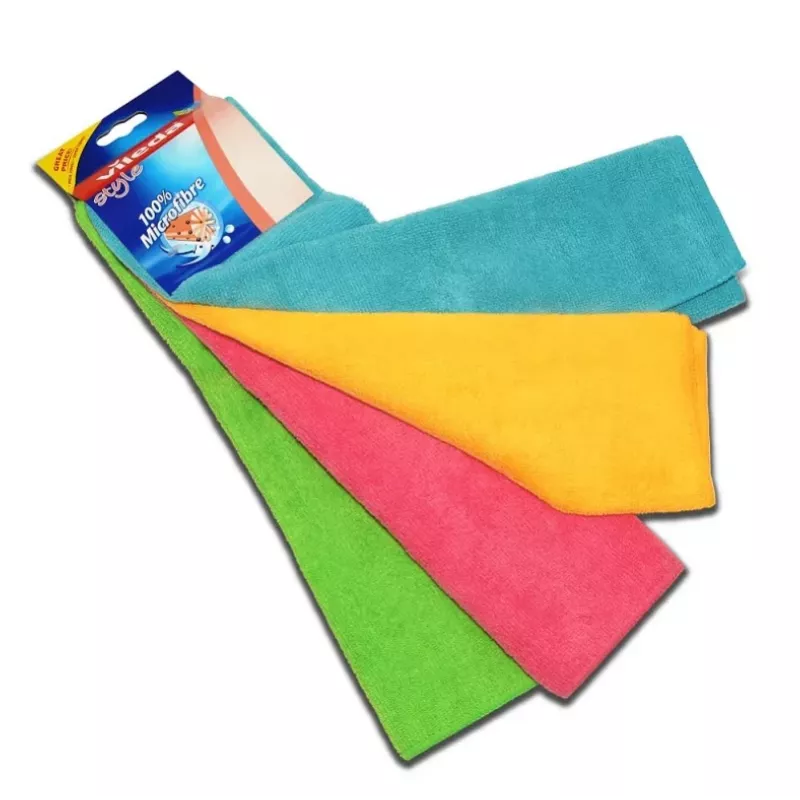 Valymo šluostė Vileda mikropluošto šluostė Colors, ypač didelė, 4 vnt.