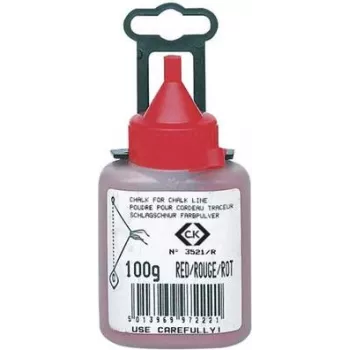 Kreidos milteliai c.k tools T3521R 100 — raudona žymėjimo kreida, 100 g