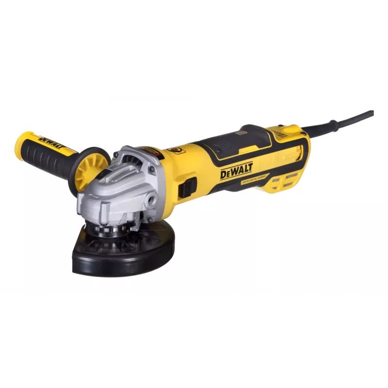 DeWALT DWE4357-QS nešiojamasis šlifuoklis Diskinis šlifuoklis Juoda, geltona 10500 RPM 1700 W