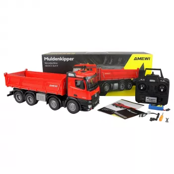 Amewi Mercedes-Benz Arocs savivartis 8x4/4 4WD 1 18 RTR ro (22693)