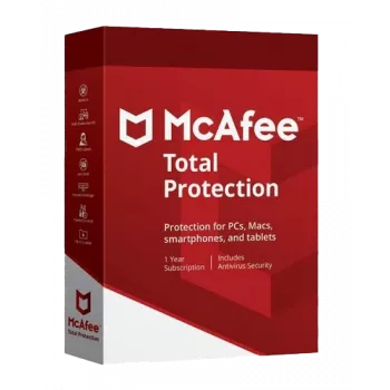 McAfee Total Protection – 1 įrenginiui / 1 metai, pasaulinė