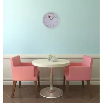 NeXtime klok 3048 spalvų kaita, Ø28 cm, sieninis, balta / įvairiaspalvė