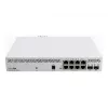 Valdomas komutatorius Mikrotik CSS610-8P-2S+IN 8 prievadų Gigabit Ethernet PoE