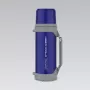 Termosas Maestro MR-1631 1,5 l mėlynas/pilkas, 24 val. šilumos išlaikymas, su dangteliu, puodeliu ir rankena