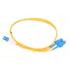 Patchcord Extralink SC/UPC į LC/UPC, vienmodis G.652D, dvipusis PVC, 3 mm, 1 m