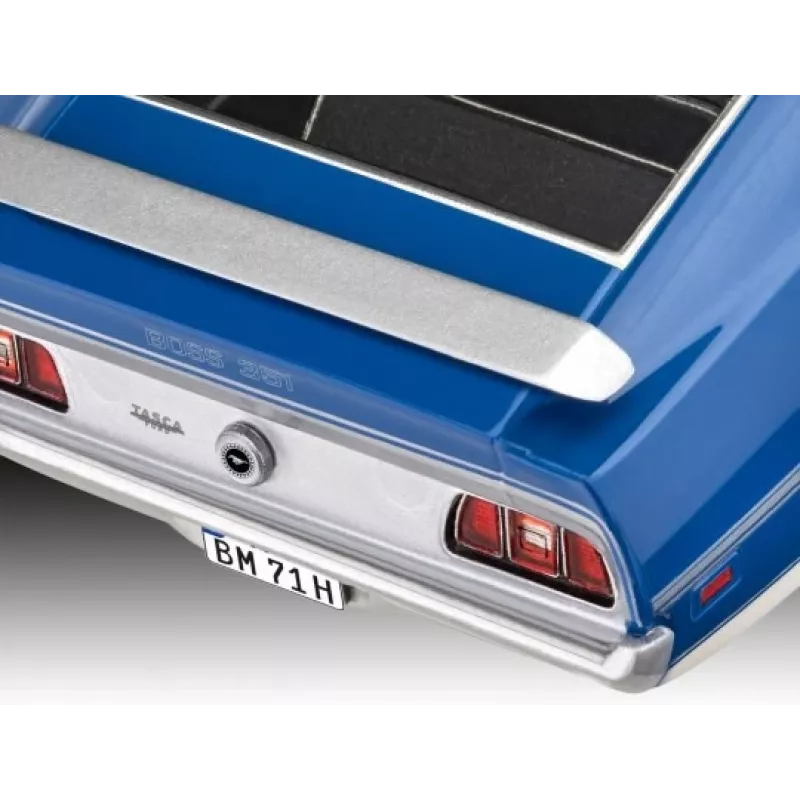 Plastikinis automobilio modelis REVELL Ford Mustang Boss 351 1:25 mastelio plastikinis rinkinys