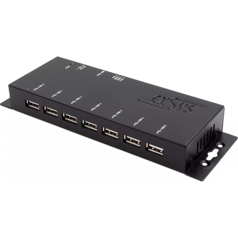USB šakotuvas Exsys EX-1177-2S 4 prievadų 480 Mb/s su 15 kV ESD apsauga