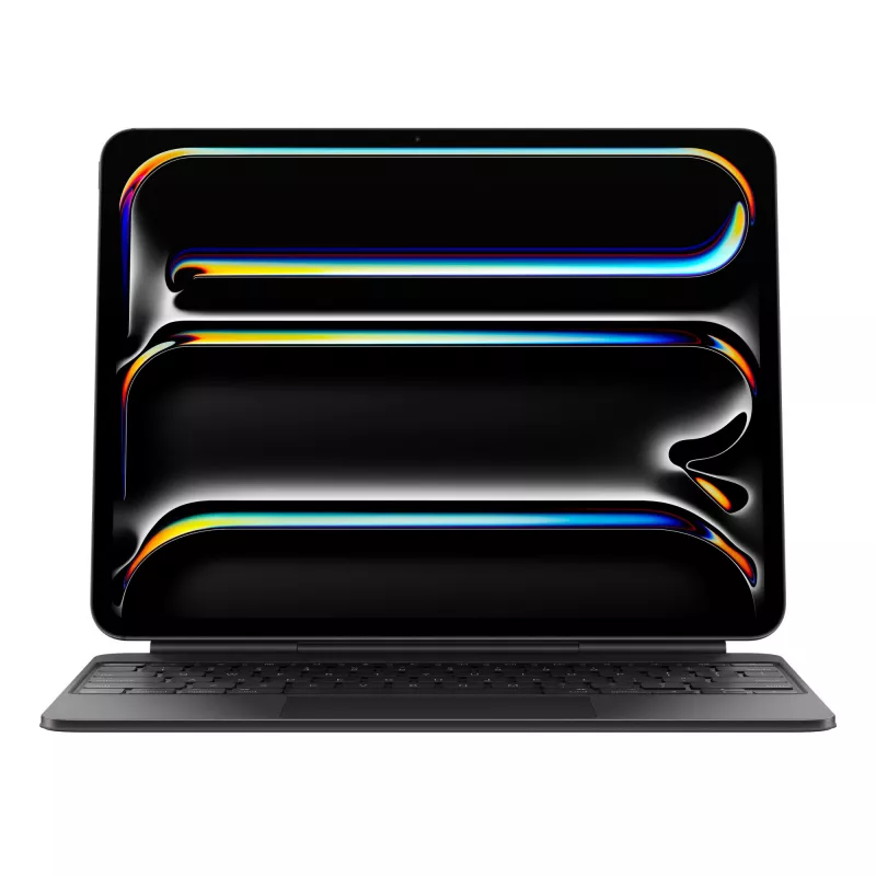 Apple Magic klaviatūra, skirta iPad Pro 13 colių (M4), vokiška, juoda, QWERTZ, jutiklinis kilimėlis