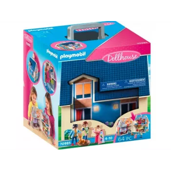 Statybinis žaislų rinkinys PLAYMOBIL lėlių namelis 70985 įvairiaspalvis plastikinis