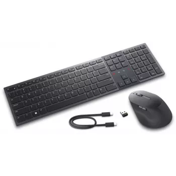 Dell Premier Collaboration klaviatūra ir pelė | KM900 | Klaviatūros ir pelės rinkinys | Belaidis | LT | Grafitas | USB-A | Belaidis ryšys