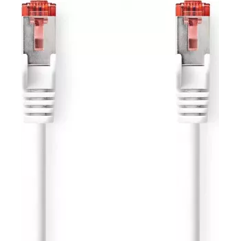 Nedis CAT6 tinklo kabelis | RJ45 kištukas | RJ45 kištukas - S/FTP | 15.0 m | Patalpų naudojimui | Apvalus | LSZH | Baltas | Dėžutė