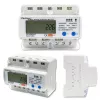 Trifazis energijos skaitiklis QOLTEC 50883 Wi‑Fi 400V su LCD ekranu