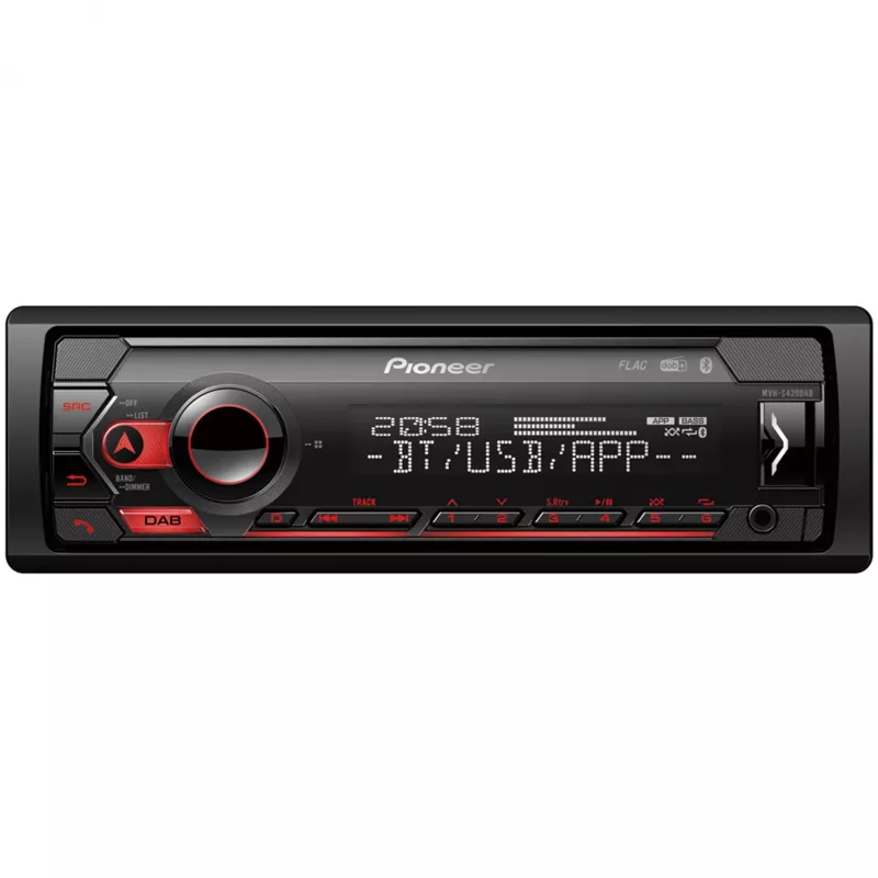 Pioneer MVH-S420DAB - Automobilinis - Skaitmeninis imtuvas - prietaisų skydelyje - Single-DIN - 50 W x 4