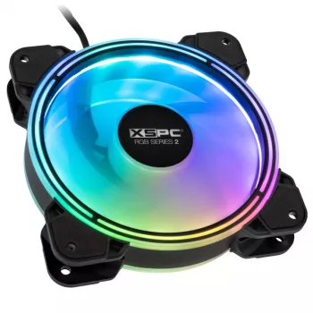 XSPC 120 mm ARGB PWM kompiuterio ventiliatorius, RGB serija 2, 120 mm