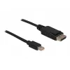 Kabelis Mini DP/DP 1.2 DeLOCK 82438 2 m juodas