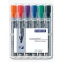 Marker Staedtler 356 B WP6 6 vnt. Mėlyna Žalia Oranžinė Raudona Violetinė