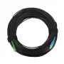 Šviesolaidinis komutacinis kabelis Extralink SC/APC–SC/UPC apvalus drop SM G.657.A2 40 m FTTH, simplex, juodas
