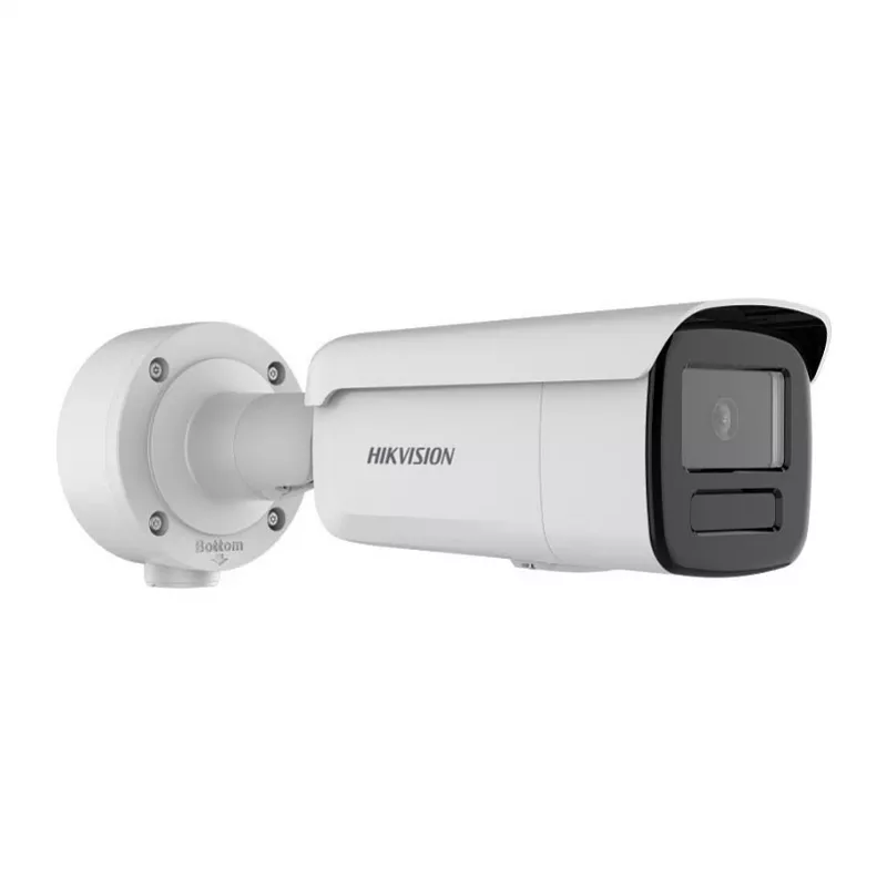 Bullet IP kamera Hikvision DS-2CD3T86G2-4ISY 2.8mm — bokštelio tipo lauko 8MP SMART su IR ir PoE