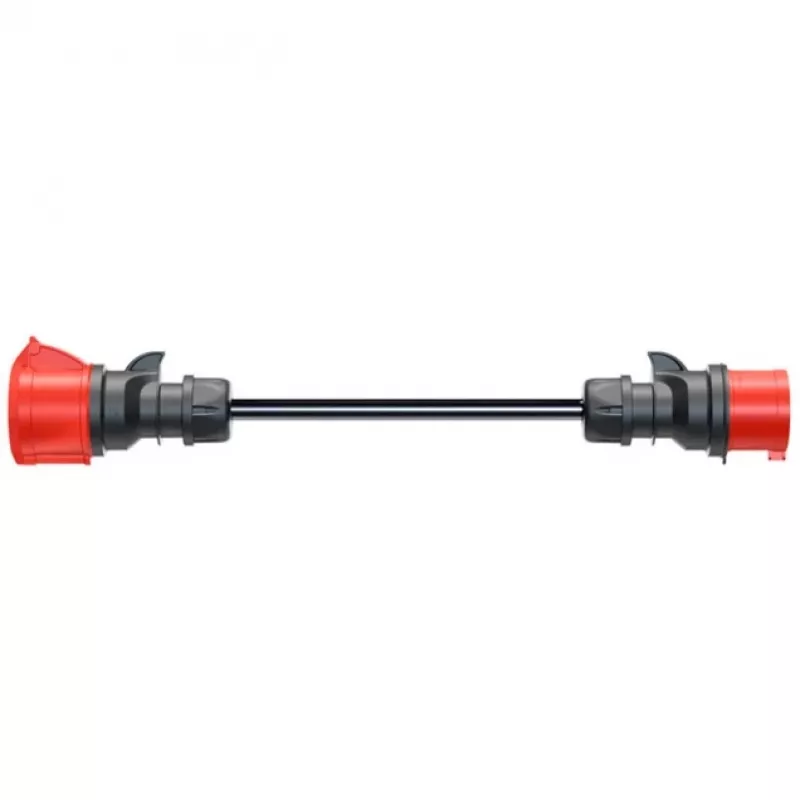 Adapter for Gemini flex 22 kW CEE red three-phase current 32A > CEE red 16A Juoda 30cm
